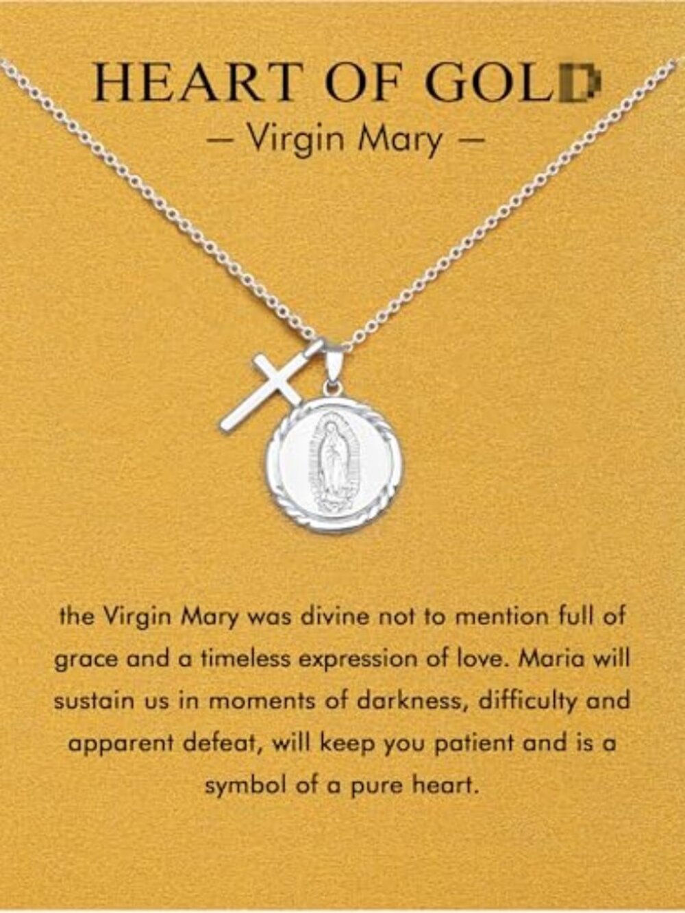 BRAND NEW Mama Mary Pendant Necklace for Women